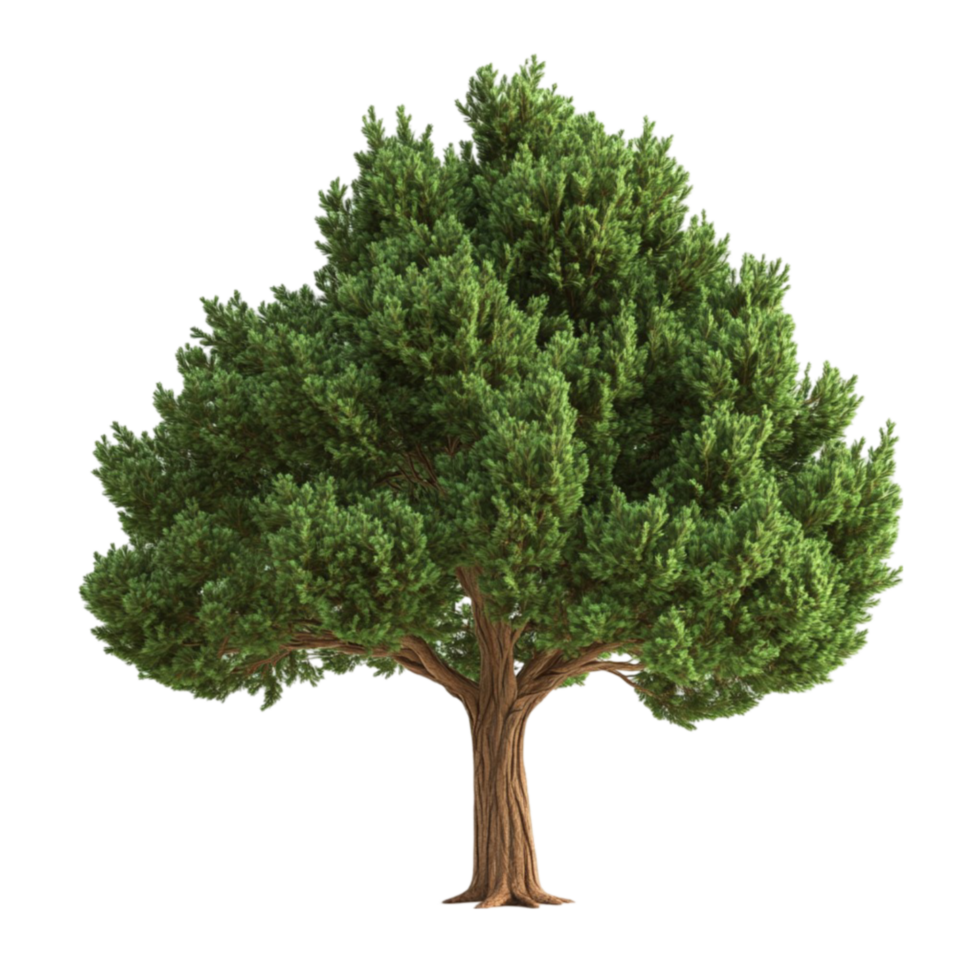 Green Tree on Transparent Background png