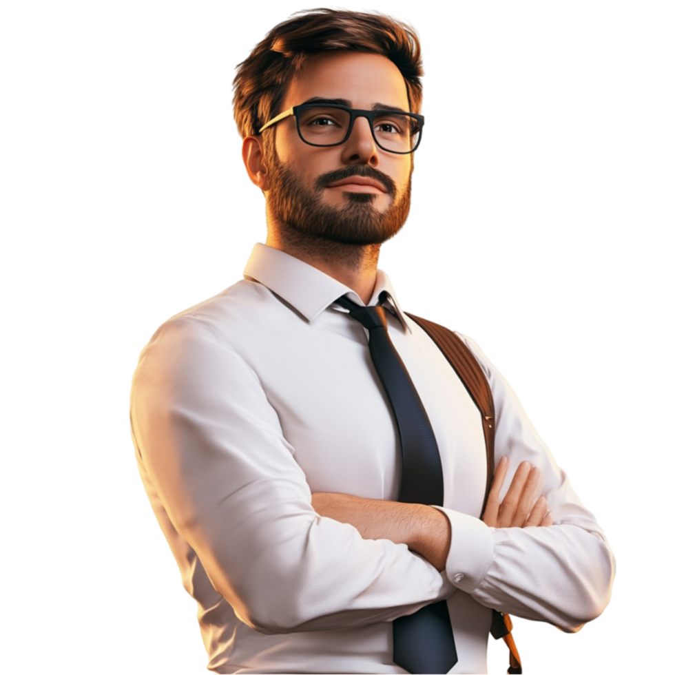 Man with Glasses png