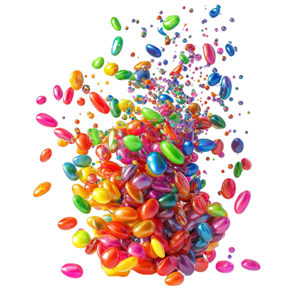 Colorful Candy Falling png