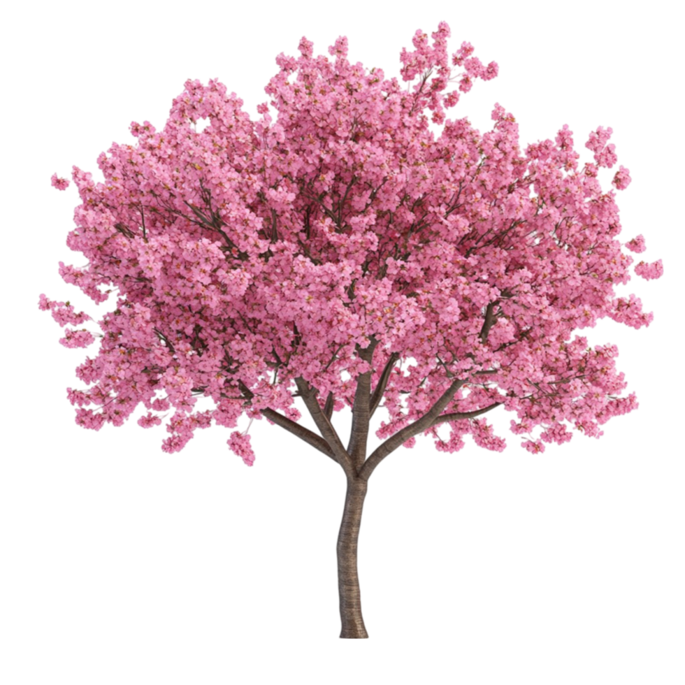 Cherry Blossom Tree in Full Bloom png