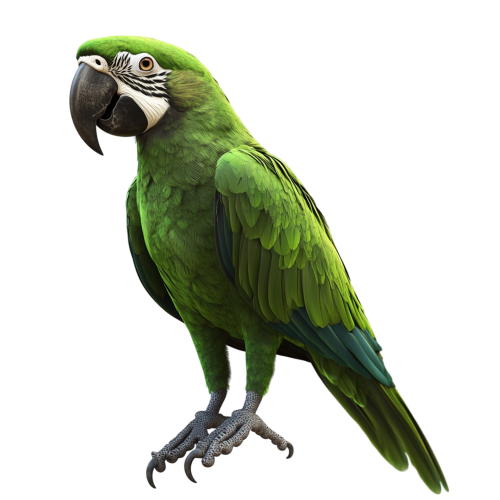 Green Parrot Bird png