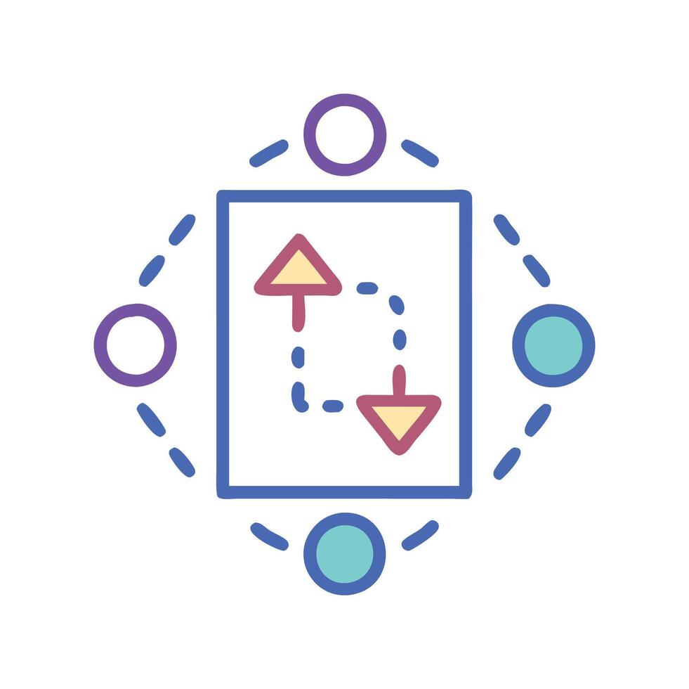 Product Strategy Alignment Icon for Planning 54596067 Vector Art at ...