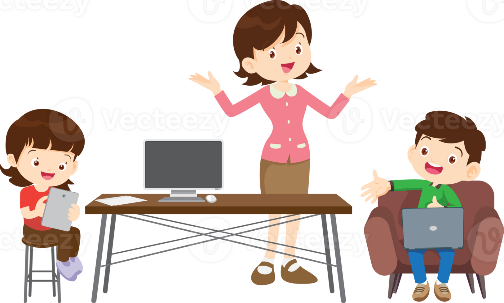 Technology brings excitement to this interactive class png