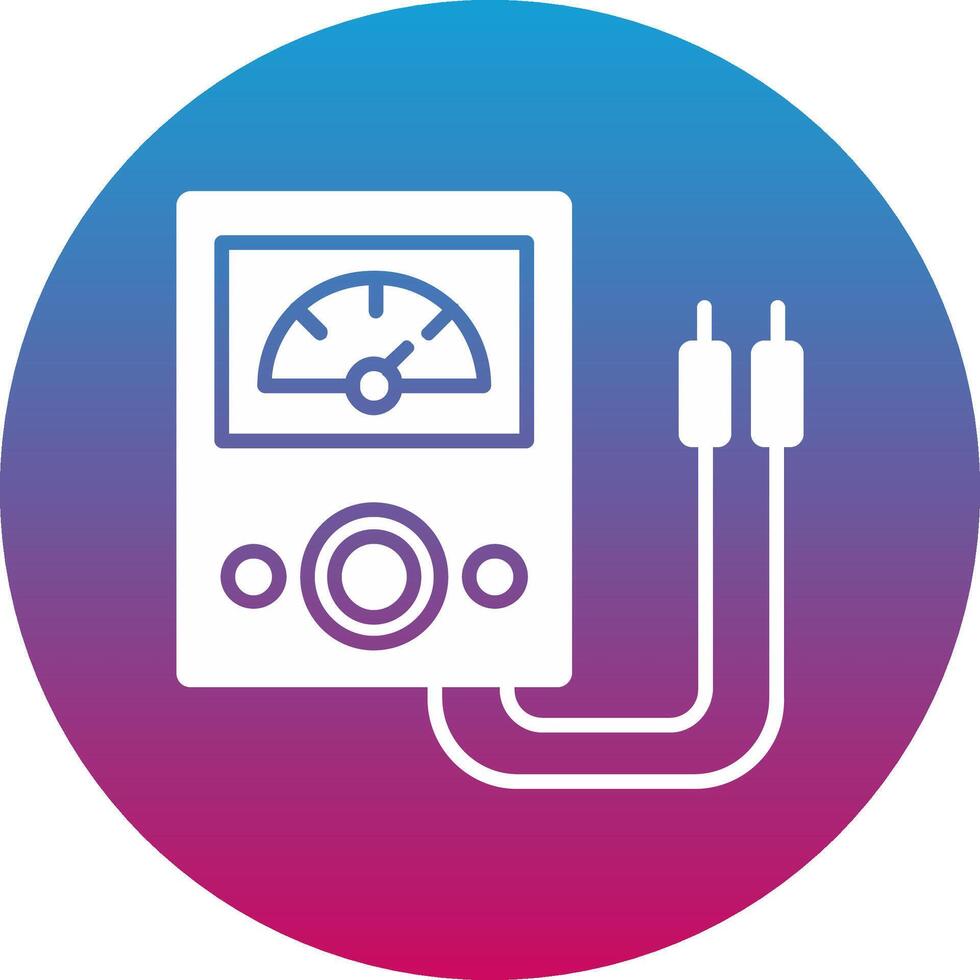 Voltmeter Icon Design Symbol vector