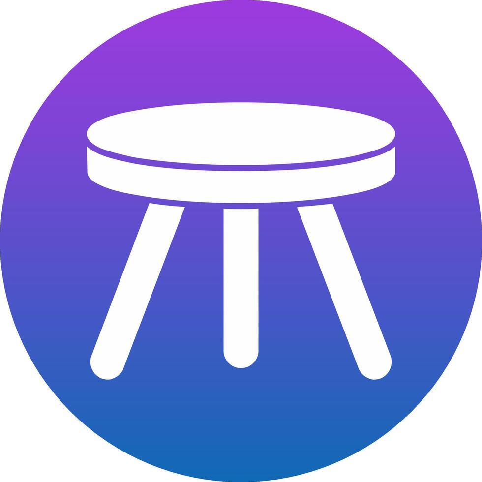 Stool Icon Design Symbol vector