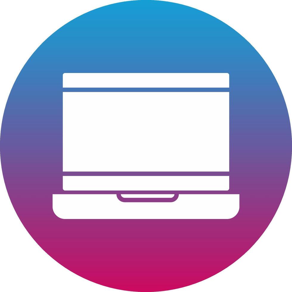 Laptop Icon Design Symbol vector