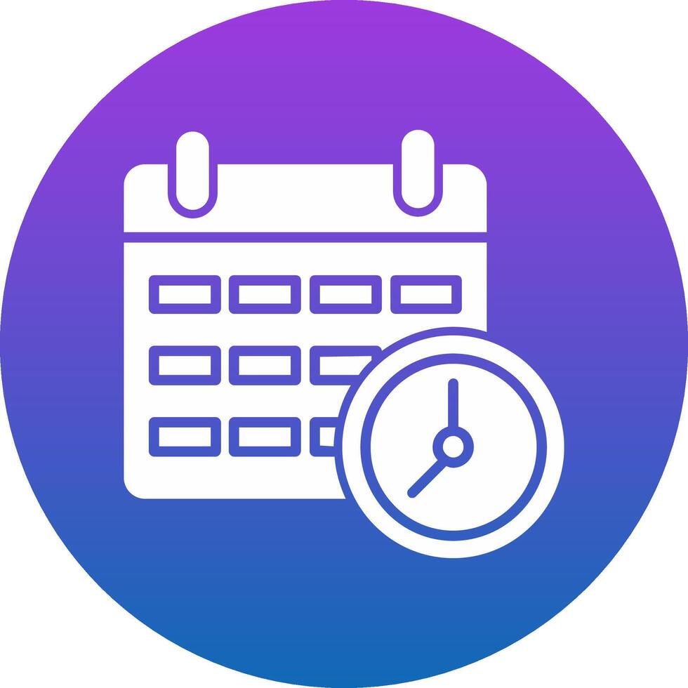 Time And Date Icon Design Symbol vector