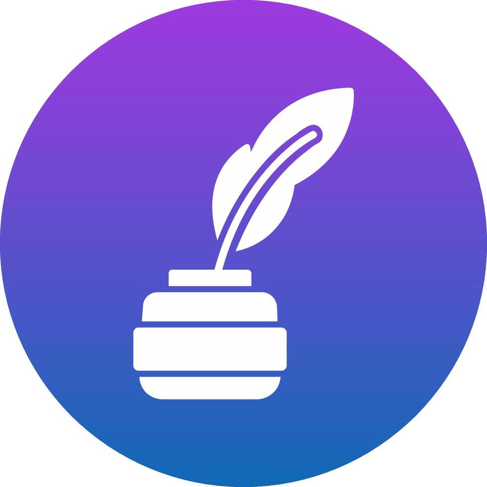 Quill Icon Design Symbol vector