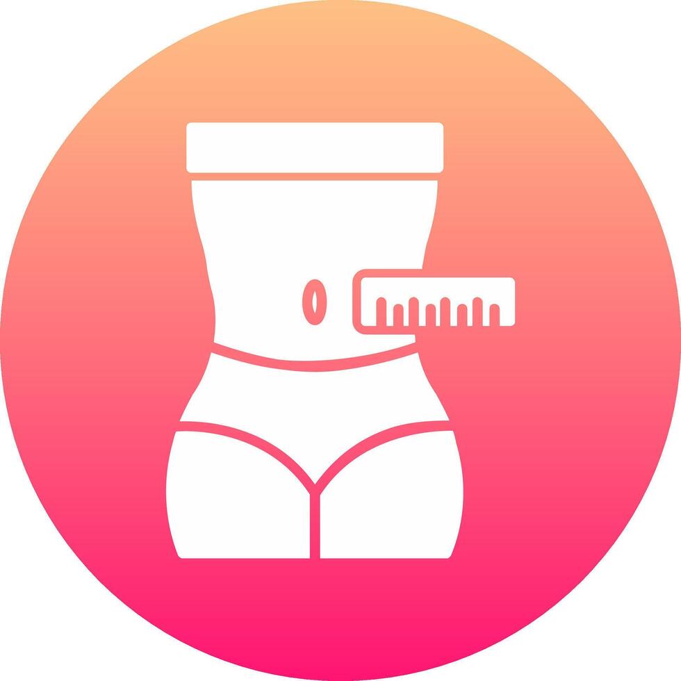 Waist Icon Design Symbol vector