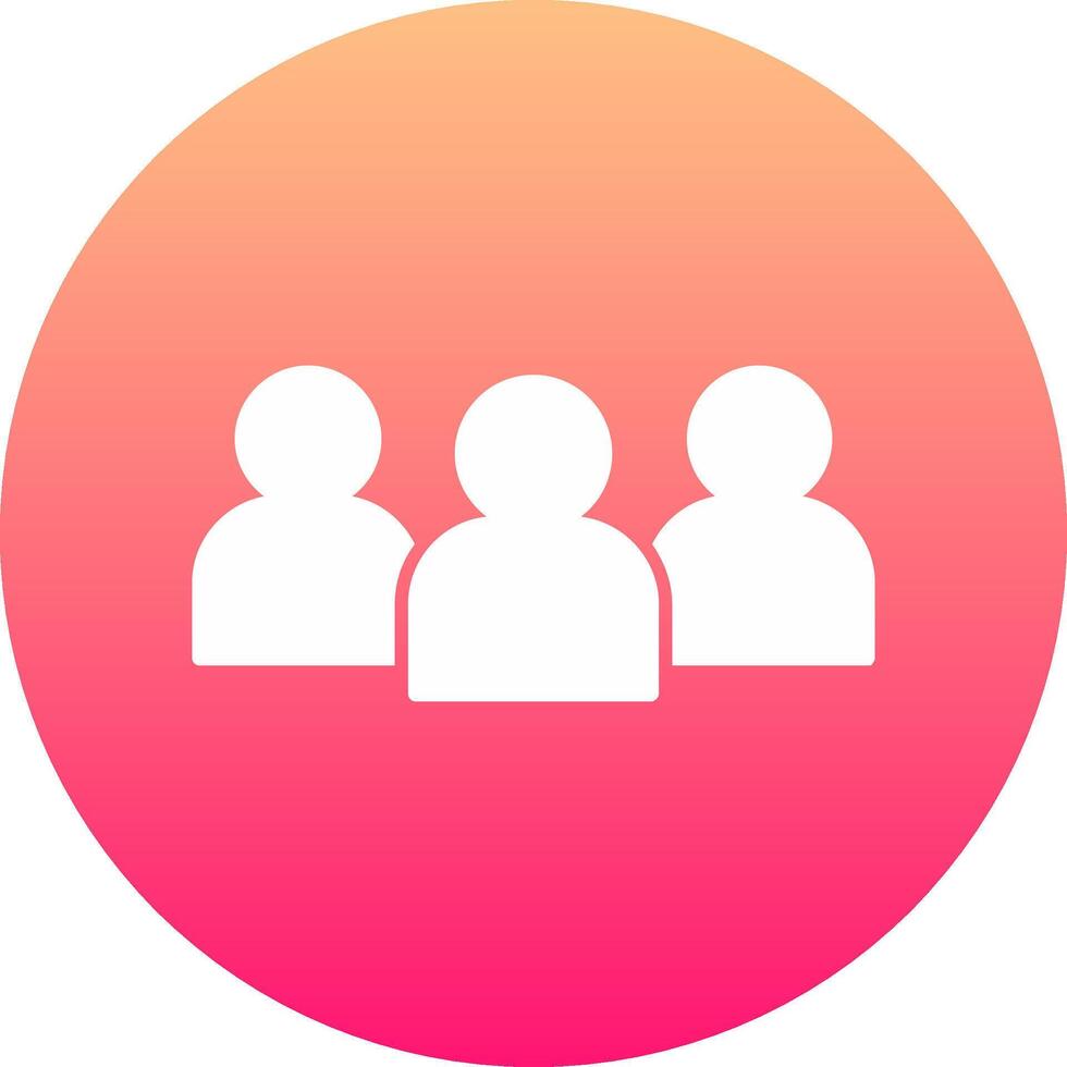 Team Icon Design Symbol vector