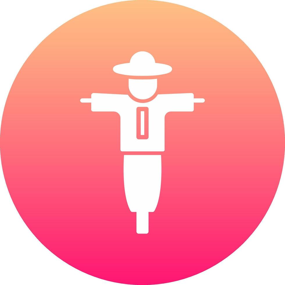 Scarecrow Icon Design Symbol vector