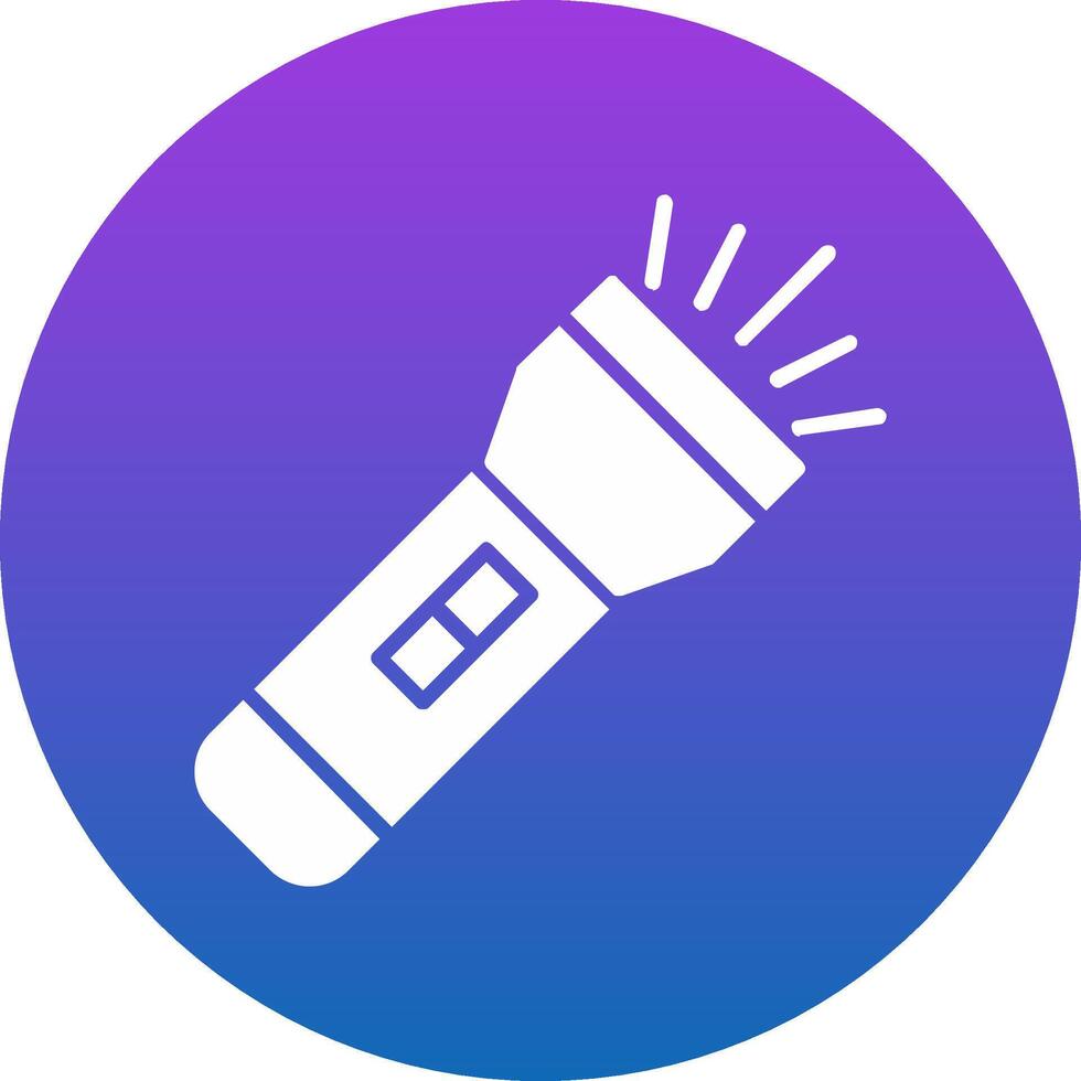 Torch Icon Design Symbol vector