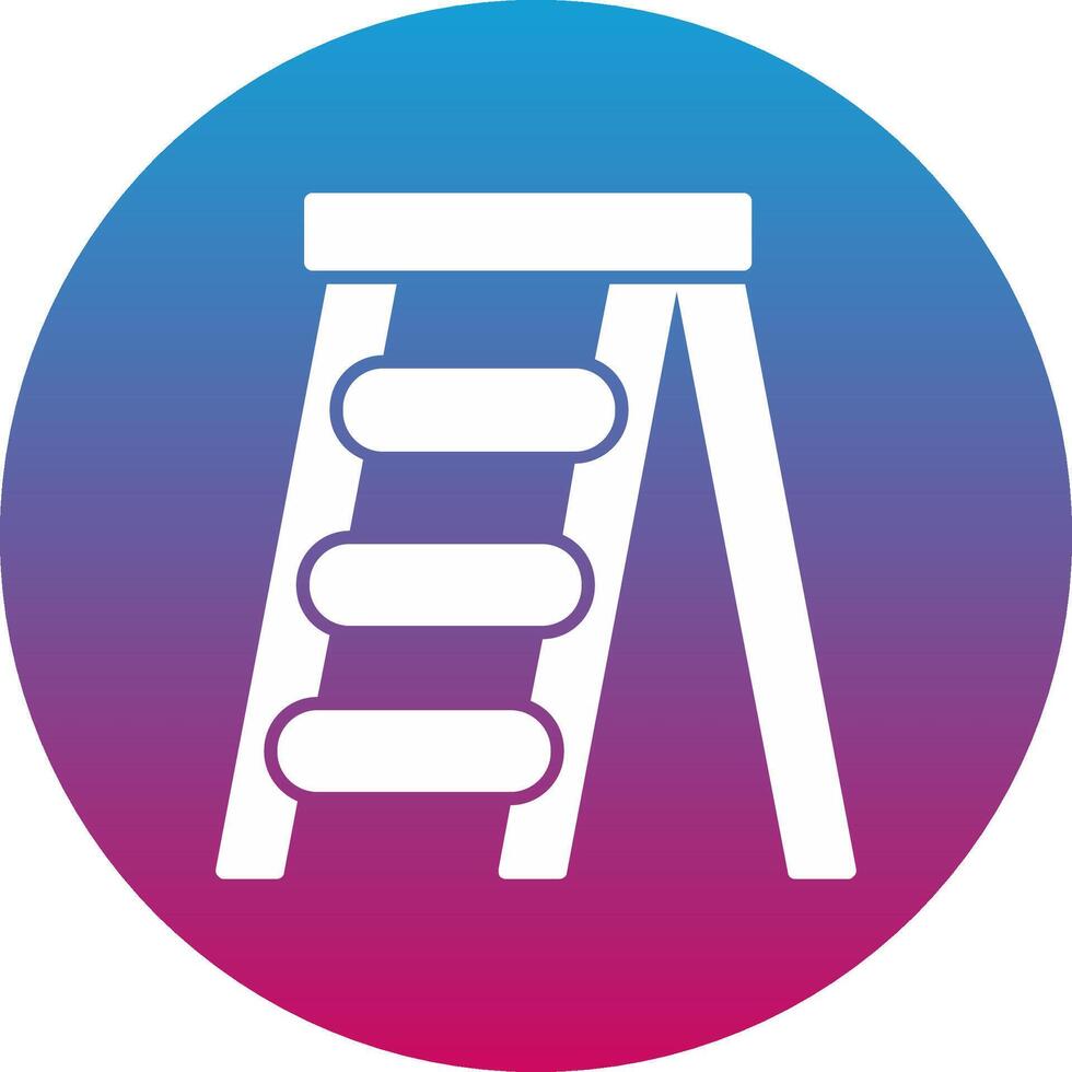 Step Ladder Icon Design Symbol vector