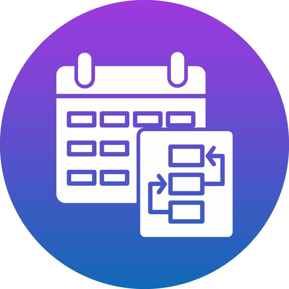 Plan Icon Design Symbol vector