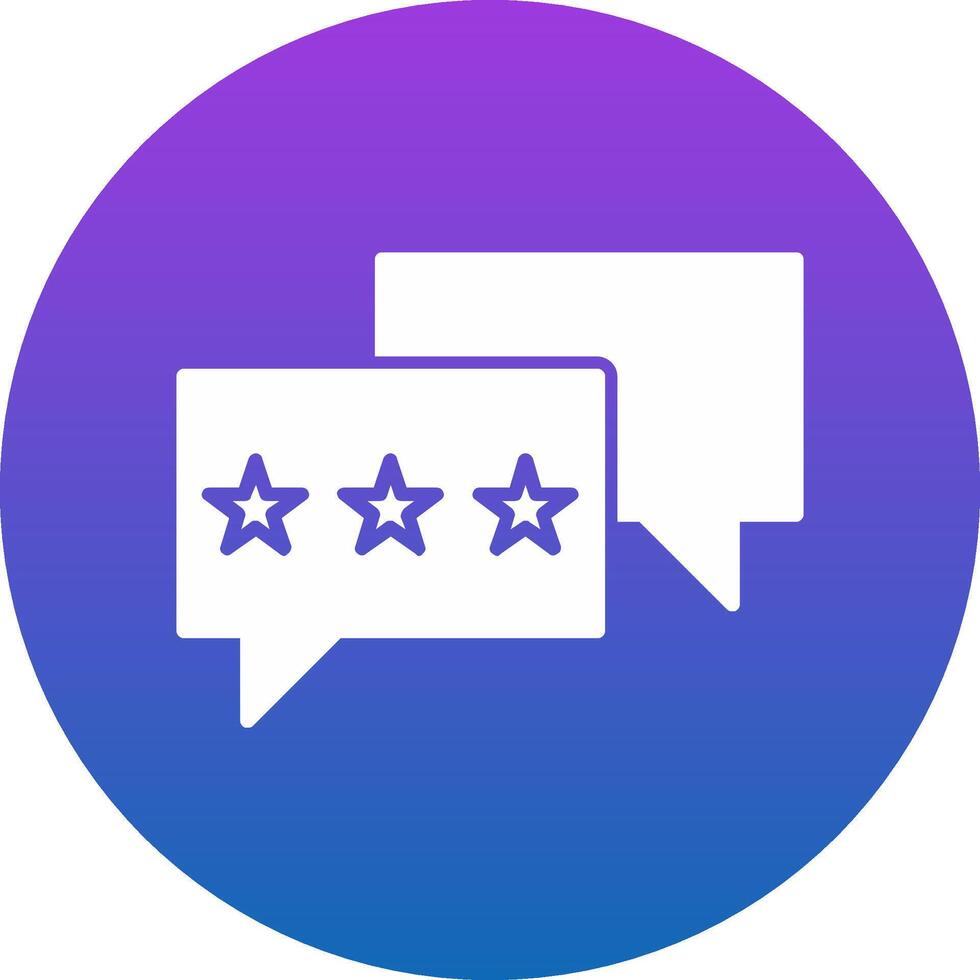 Review Icon Design Symbol vector