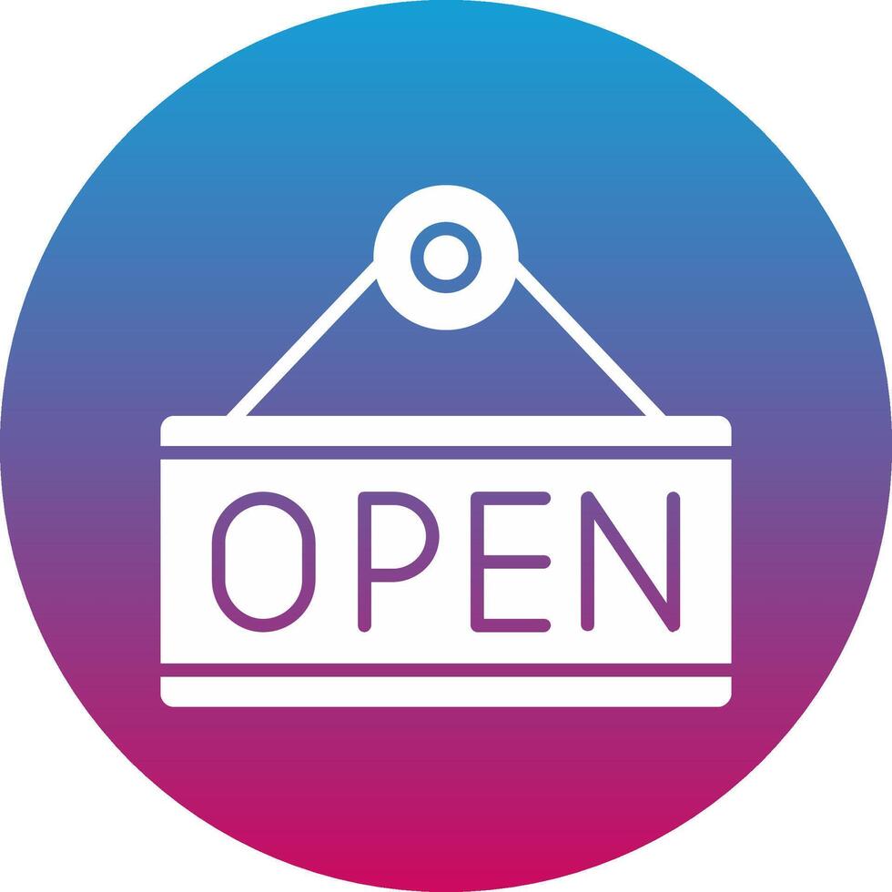 Open Icon Design Symbol vector