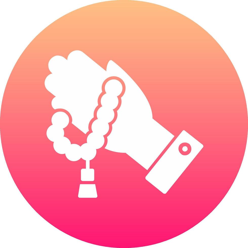 Tasbih Icon Design Symbol vector