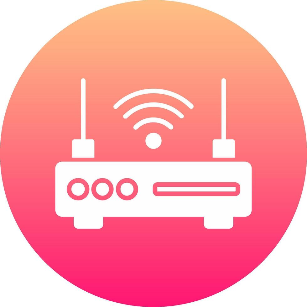 Router Icon Design Symbol vector