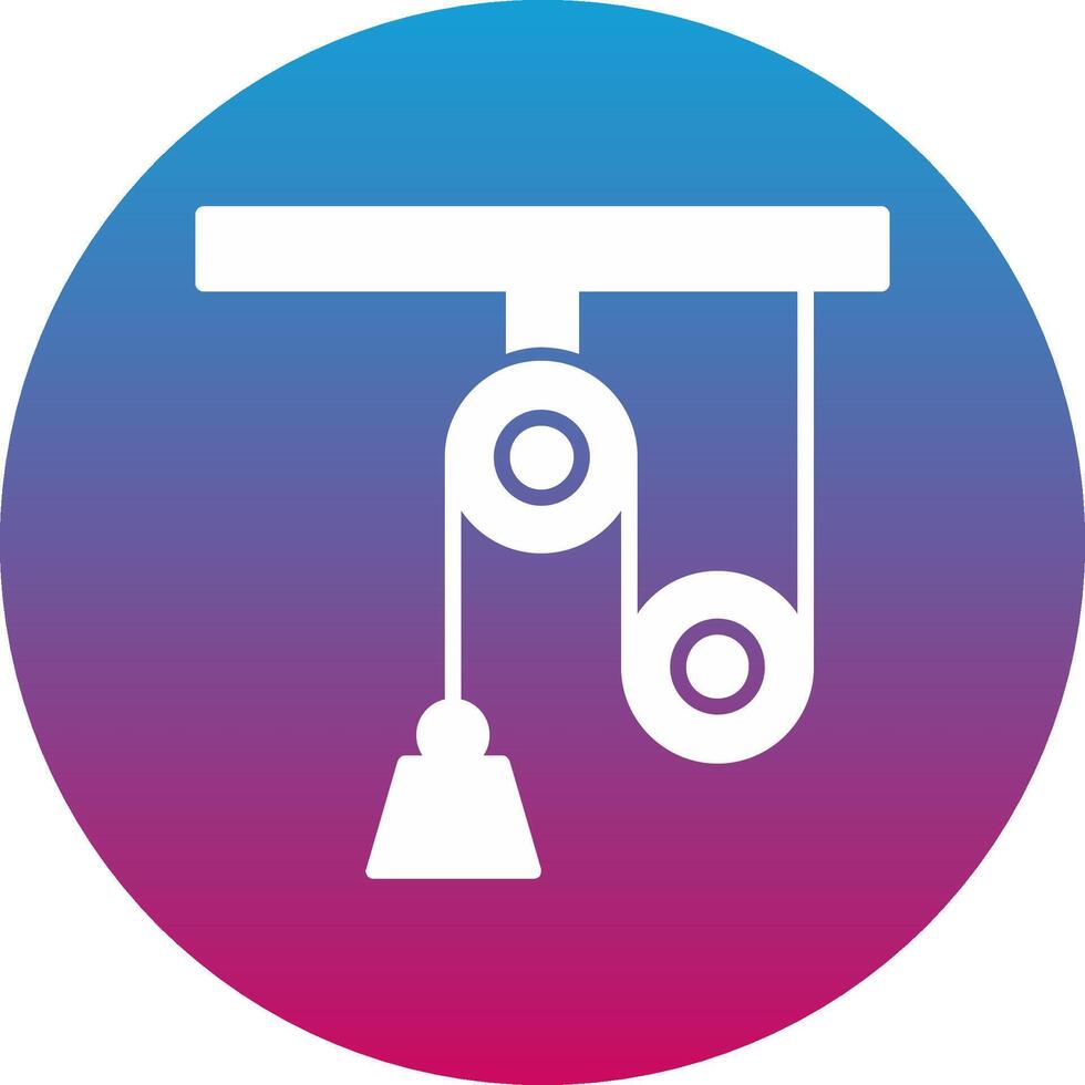 Pulley Icon Design Symbol vector