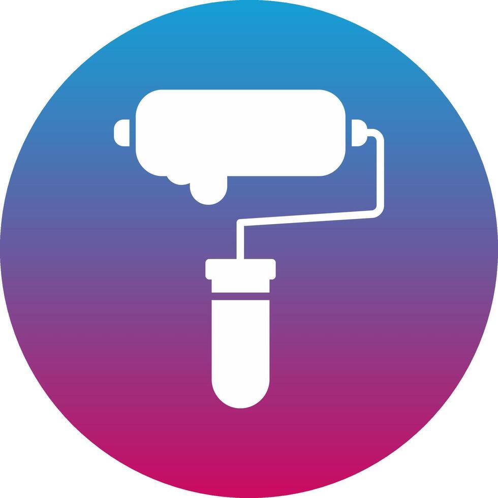 Paint Roller Icon Design Symbol vector
