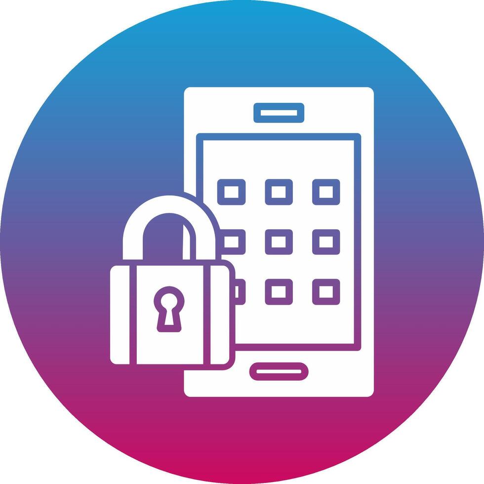 Passcode Icon Design Symbol vector