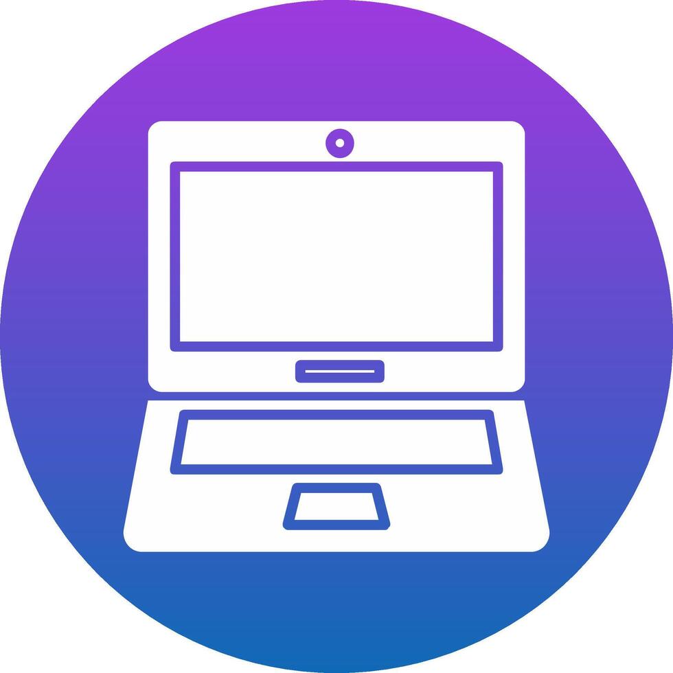 Laptop Icon Design Symbol vector