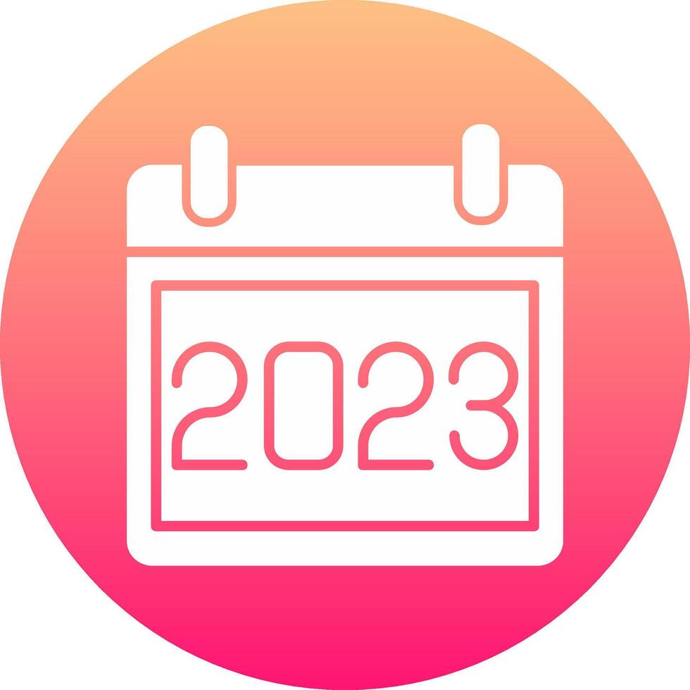 Year Icon Design Symbol vector