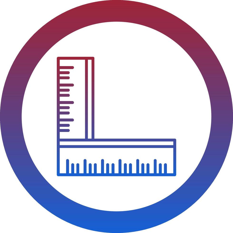 Ruler Icon Design Symbol vector