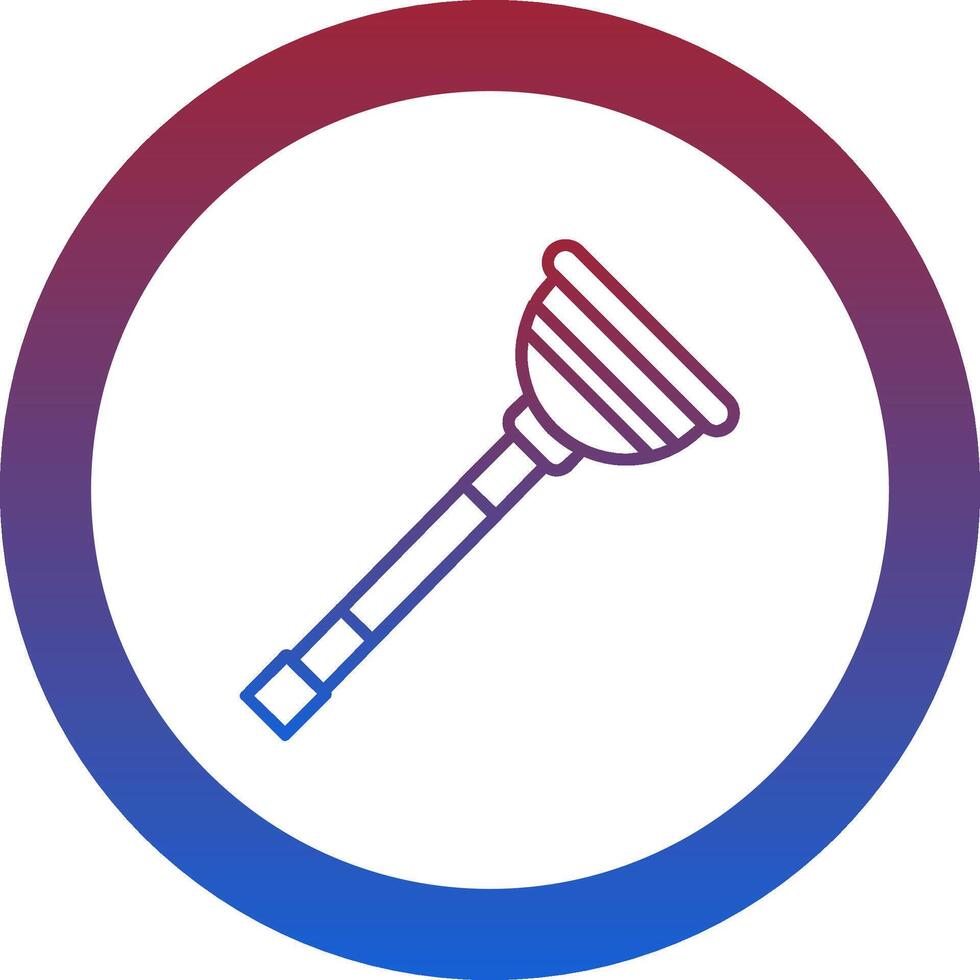 Plunger Icon Design Symbol vector