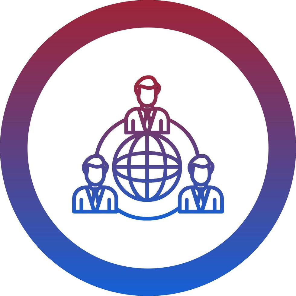 Outsourcing Icon Design Symbol vector