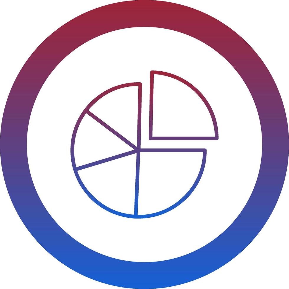 Pie Chart Icon Design Symbol vector