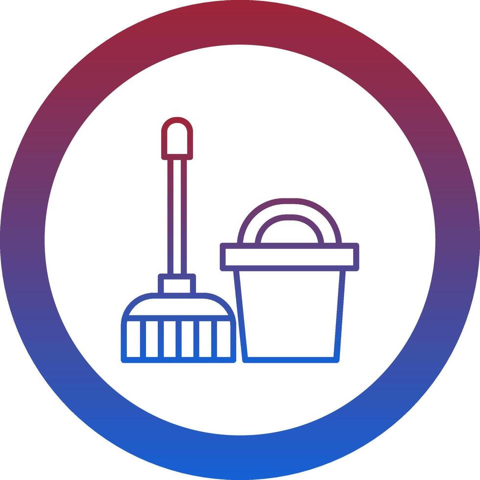 Mop Icon Design Symbol vector