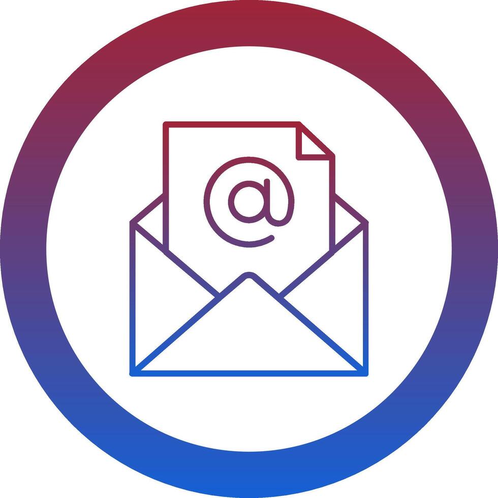 Mail Icon Design Symbol vector