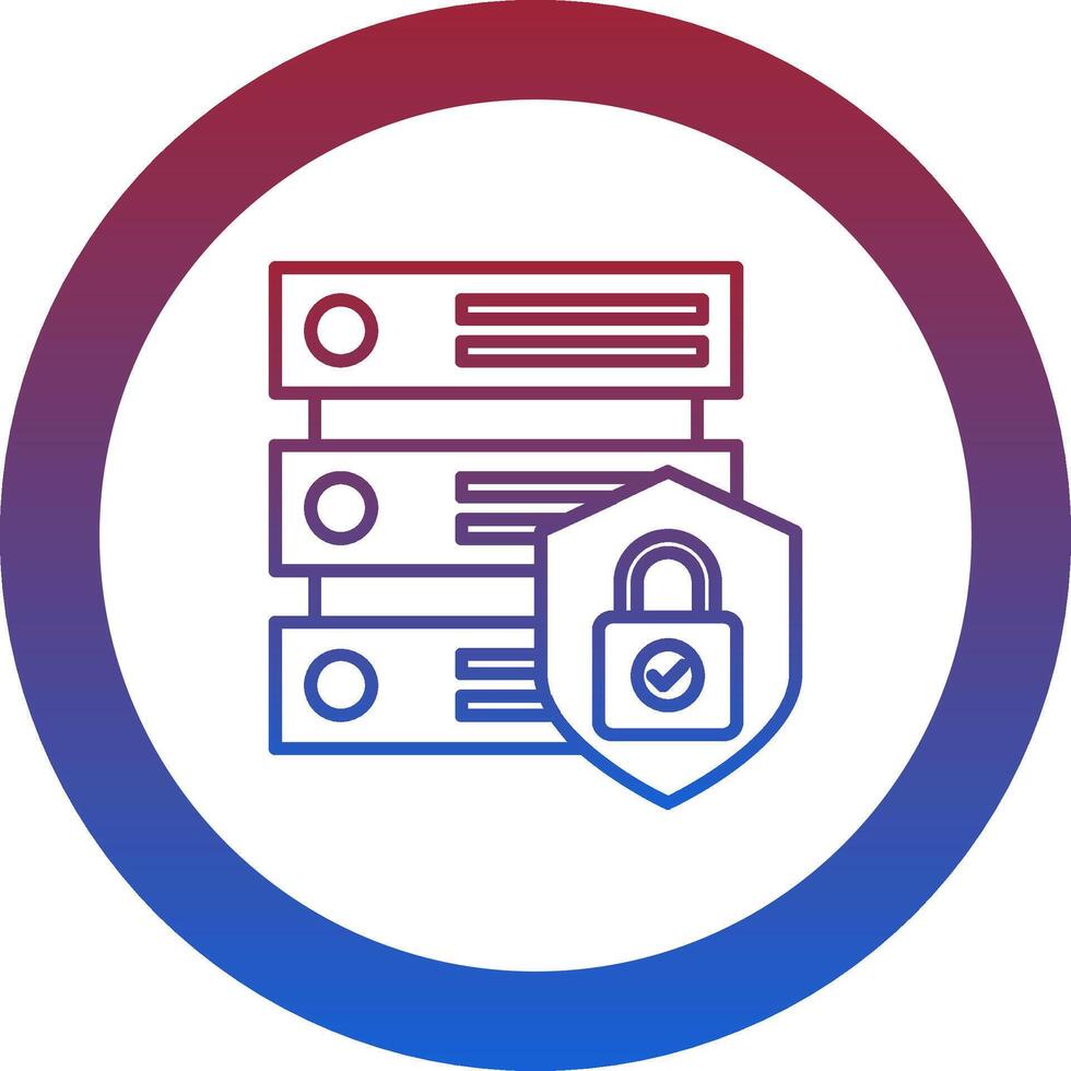 Database Icon Design Symbol vector