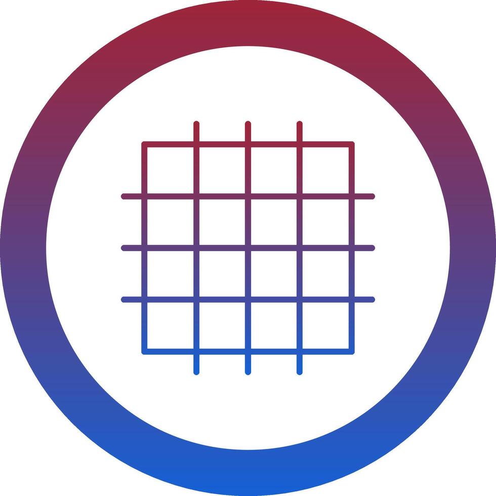 Grid Icon Design Symbol vector