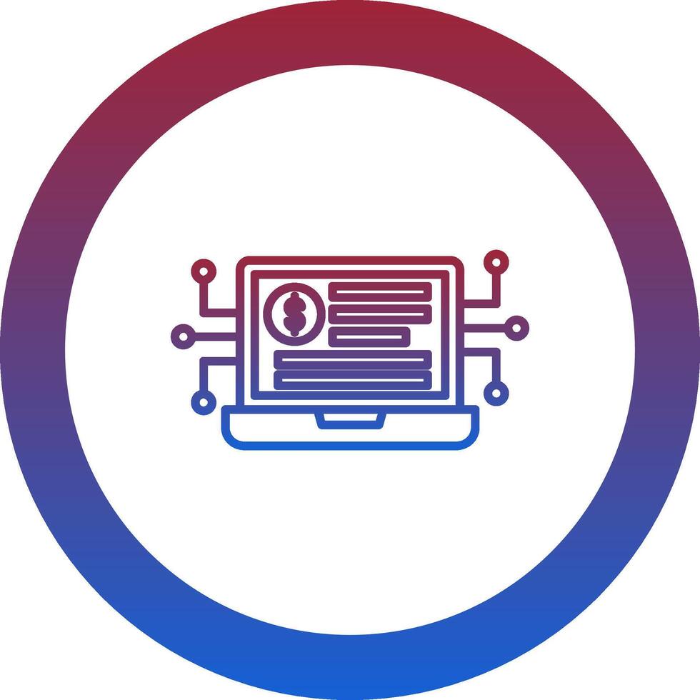 Digital Asset Icon Design Symbol vector