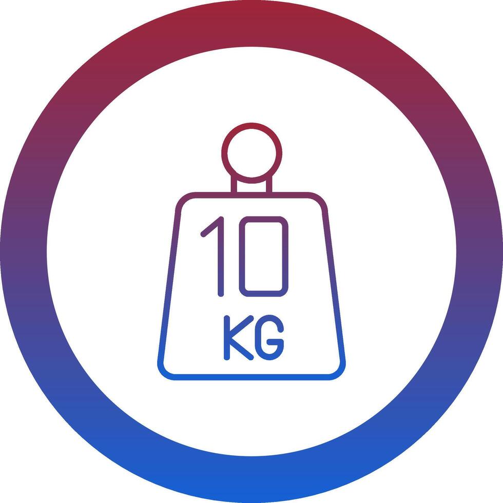 Weights Icon Design Symbol vector