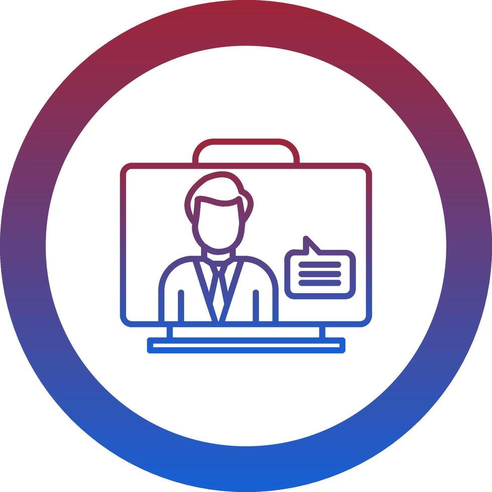 Virtual Assistant Icon Design Symbol vector
