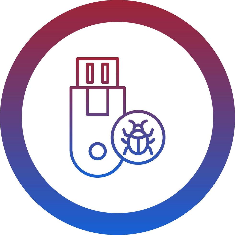Usb Icon Design Symbol vector