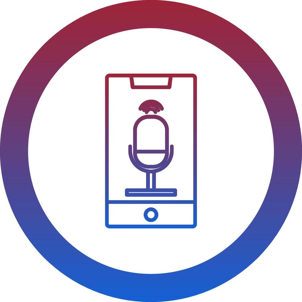 Voice Control Icon Design Symbol vector
