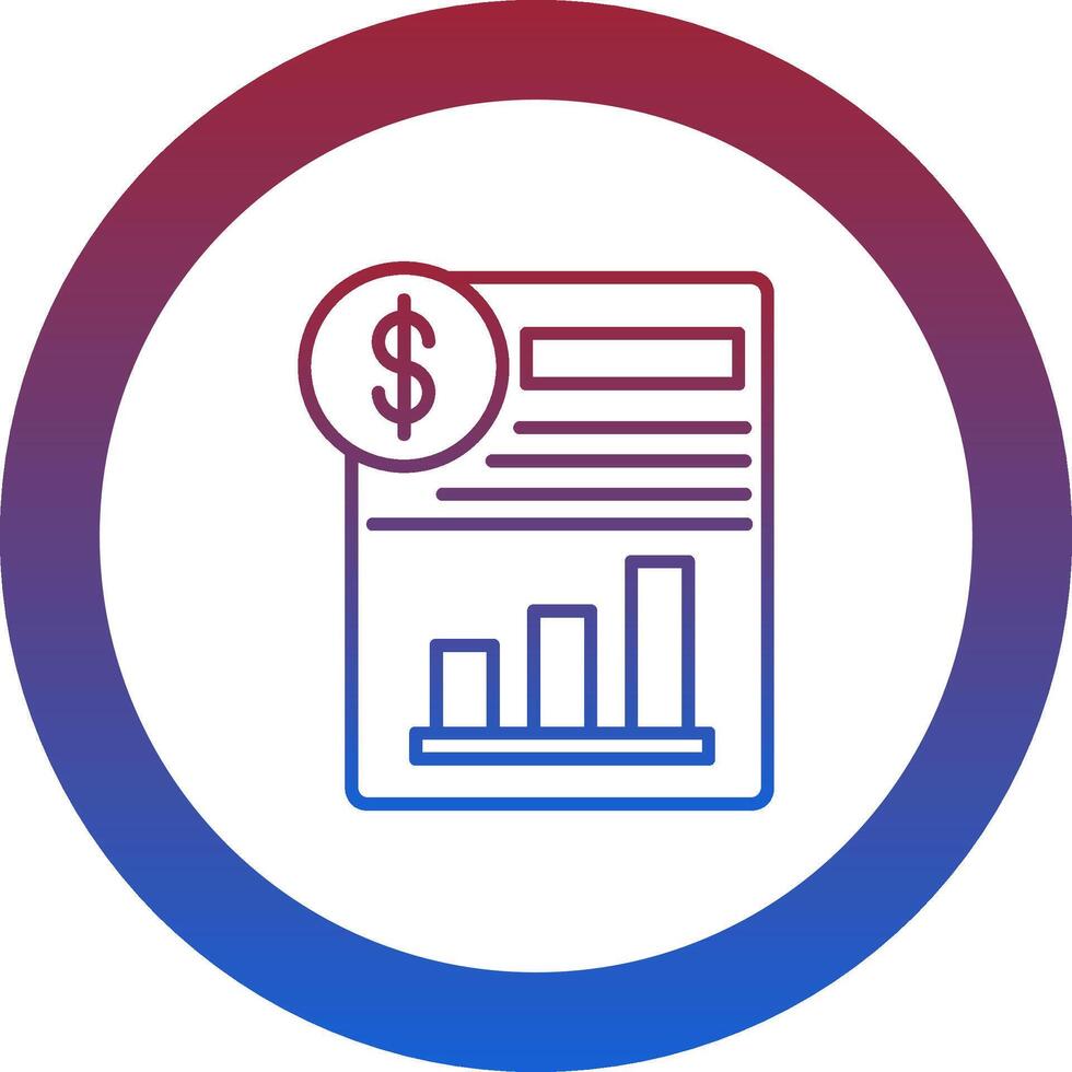 Statement Icon Design Symbol vector