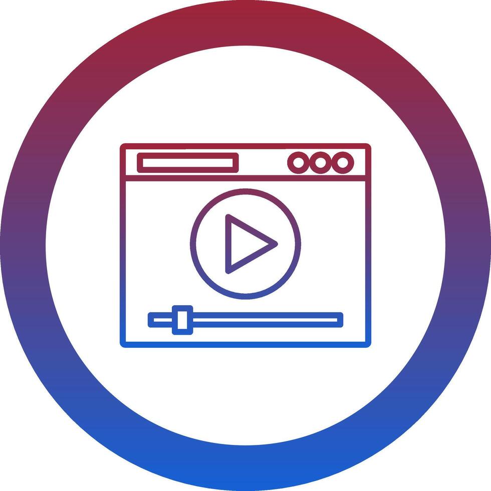 Player Icon Design Symbol vector