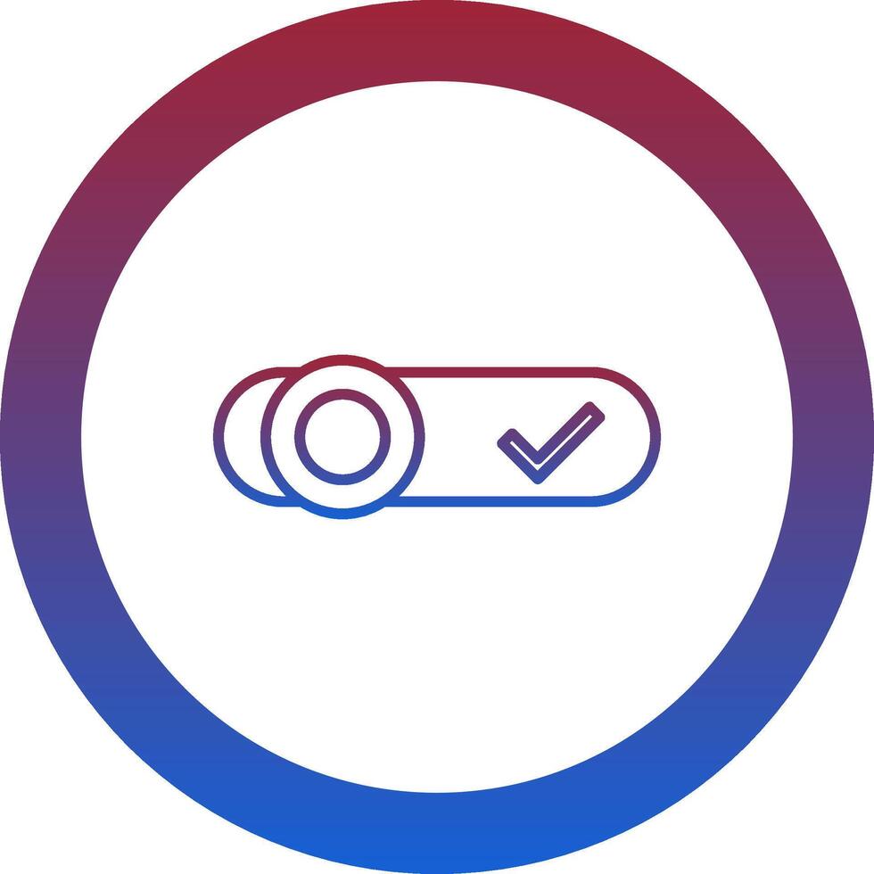 Toggle Icon Design Symbol vector