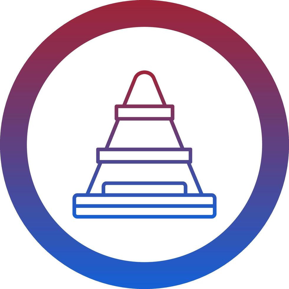 Traffic Cone Icon Design Symbol vector