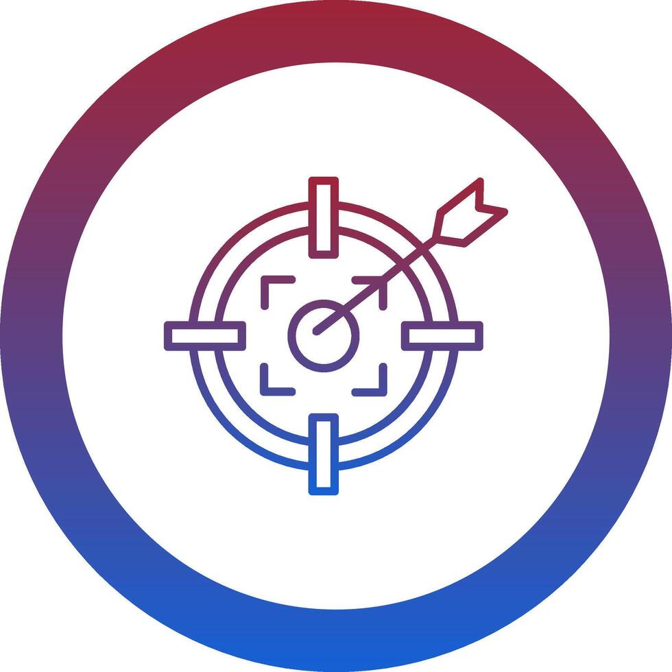 Target Icon Design Symbol vector