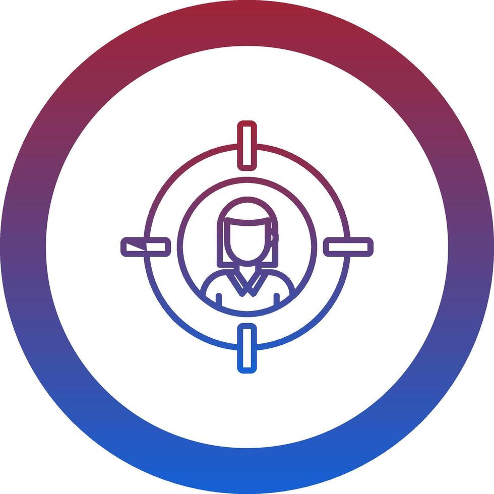 Target Icon Design Symbol vector