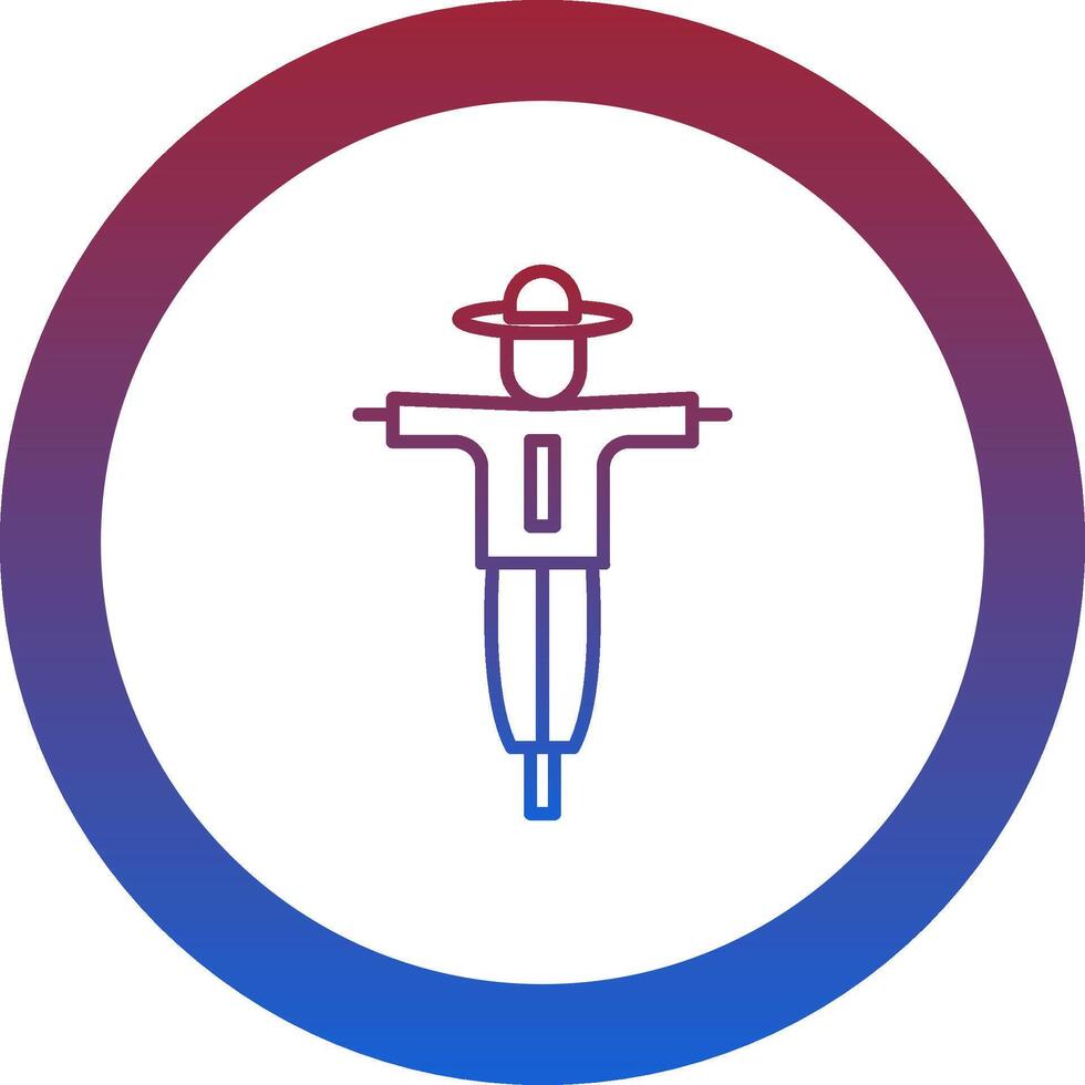 Scarecrow Icon Design Symbol vector