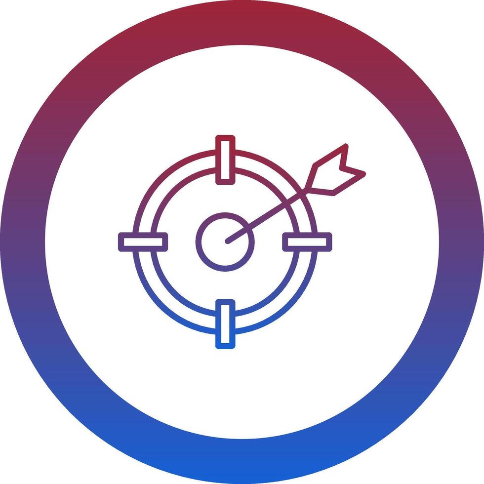 Target Icon Design Symbol vector