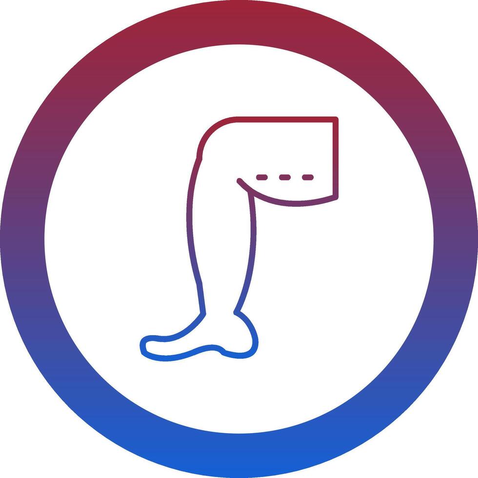 Thighs Icon Design Symbol vector