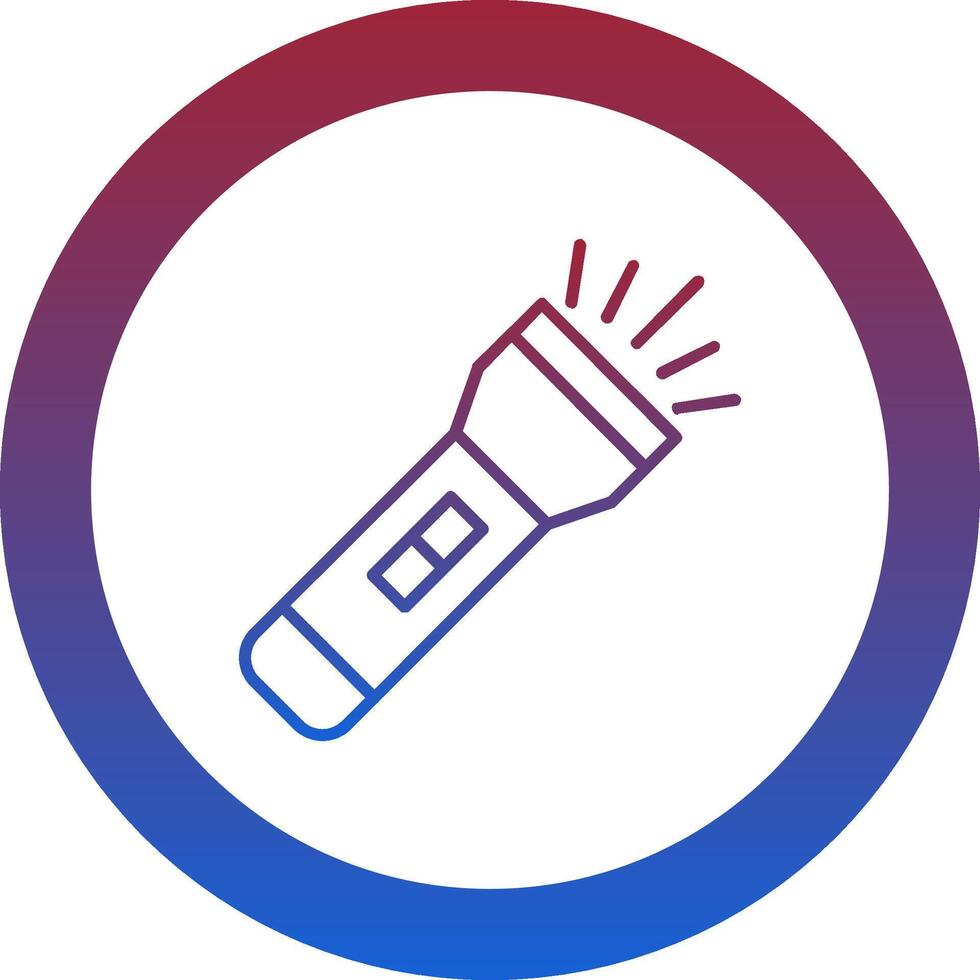 Torch Icon Design Symbol vector